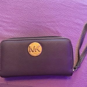 Gray Michael Kors Wrist Wallet
